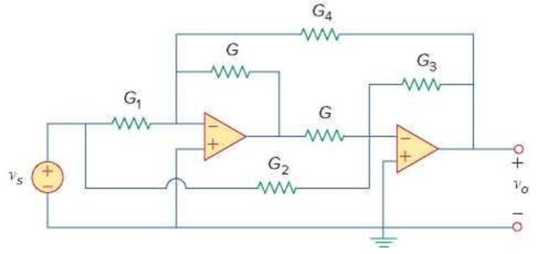 Chapter 5, Problem 64P, For the op amp circuit shown in Fig. 5.91, find vo/vs. Figure 5.91 For Prob. 5.64. 