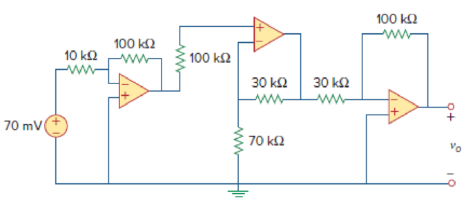 Chapter 5, Problem 65P, Find vo in the op amp circuit of Fig. 5.92. 