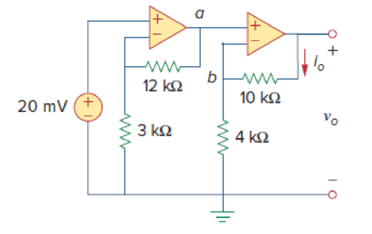Chapter 5, Problem 81P, Use PSpice or MultiSim to verify the results in Example 5.9. Assume nonideal op amps LM324. Find vo 