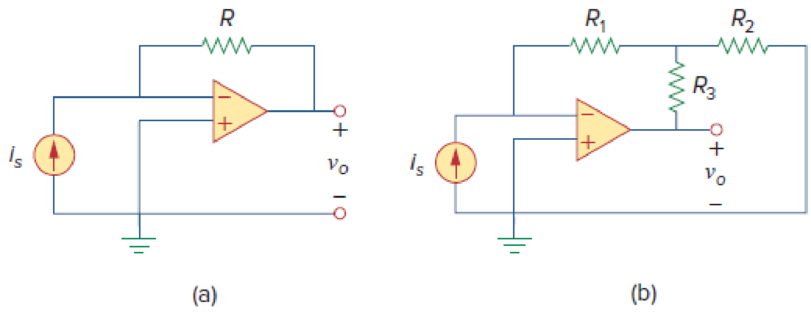 Chapter 5.4, Problem 4PP, Two kinds of current-to-voltage converters (also known as transresistance amplifiers) are shown in 