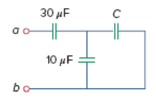 Chapter 6, Problem 16P, The equivalent capacitance at terminals a-b in the circuit of Fig. 6.50 is 20 F. Calculate the value 