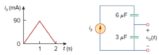 Chapter 6, Problem 30P, Assuming that the capacitors are initially uncharged, find vo(t) in the circuit of Fig. 6.62. Figure 