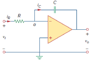 Chapter 6.6, Problem 13PP, The integrator in Fig. 6.35(b) has R = 100 k, C = 20 F. Determine the output voltage when a dc 