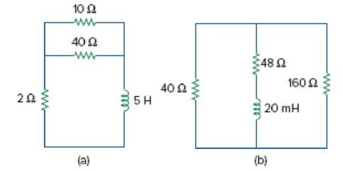 Chapter 7, Problem 15P, Find the time constant for each of the circuits in Fig. 7.95. Figure 7.95 For Prob. 7.15. 