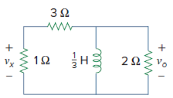 Chapter 7, Problem 23P, Consider the circuit in Fig. 7.103. Given that vo(0) = 10 V, find vo and vx for t  0. Figure 7.103 