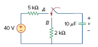 Chapter 7, Problem 4P, The switch in Fig. 7.84 has been in position A for a long time. Assume the switch moves 