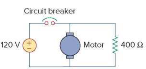 Chapter 7, Problem 87P, A 120-V dc generator energizes a motor whose coil has an inductance of 50 H and a resistance of 100 