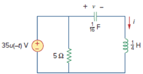 Chapter 8, Problem 34P, Calculate i(t) for t  0 in the circuit of Fig. 8.82. Figure 8.82 For Prob. 8.34. 