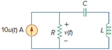 Chapter 8, Problem 62P, Find the response vR(t) for t  0 in the circuit of Fig. 8.107. Let R = 8 , L = 2 H, and C = 125 mF. 