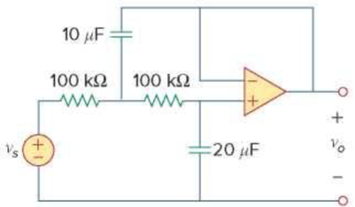 Chapter 8, Problem 66P, Obtain the differential equations for vo(t) in the op amp circuit of Fig. 8.111. Figure 8.111 For 