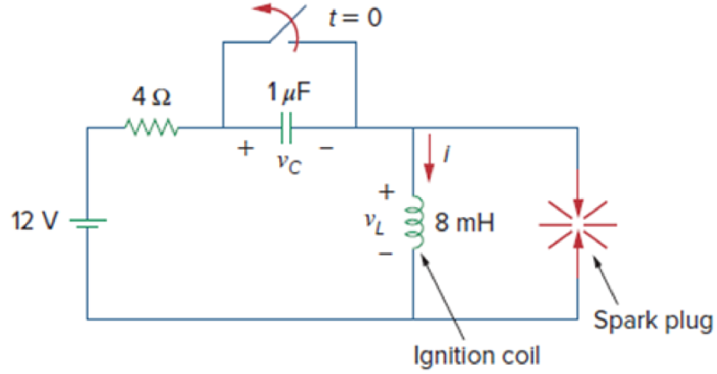 Chapter 8.11, Problem 16PP, In Fig. 8.52, find the capacitor voltage vC for t  0. Figure 8.52 