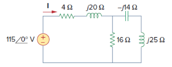 Chapter 9, Problem 39P, For the circuit shown in Fig. 9.46, find Zeq and use that to find current I. Let  = 10 rad/s. Figure 