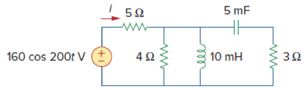Chapter 9, Problem 44P, Calculate i(t) in the circuit of Fig. 9.51. Figure 9.51 