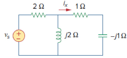 Chapter 9, Problem 49P, Find vs (t) in the circuit of Fig. 9.56 if the current ix through the 1- resistor is 8 sin 200t A. 