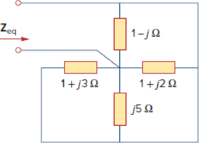 Chapter 9, Problem 61P, Find Zeq in the circuit in Fig. 9.68. Figure 9.68 