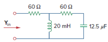 Chapter 9, Problem 67P, At  = 103 rad/s, find the input admittance of each of the circuits in Fig. 9.74. Figure 9.74 , example  1