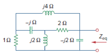 Chapter 9, Problem 71P, Obtain the equivalent impedance of the circuit in Fig. 9.78. Figure 9.78 For Prob. 9.71. 