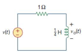 Chapter 9, Problem 8RQ, At what frequency will the output voltage v0(t) in Fig. 9.39 be equal to the input voltage v(t) ? 