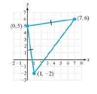Chapter 1.1, Problem 73PE, For Exercises 73-74, an isosceles triangle is shown. Find the area of the triangle. Assume that the 