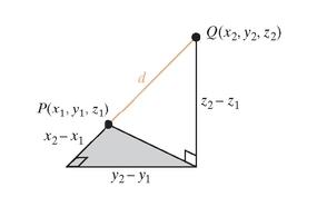 Chapter 1.1, Problem 84PE, A point in three-dimensional space can be represented in a three-dimensional coordinate system. In , example  2