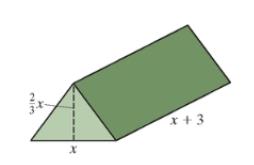 Chapter 2.4, Problem 101PE, The front face of a tent is triangular and the height of the triangle is two-thirds of the base. The 