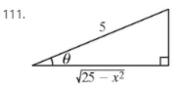 Chapter 4.7, Problem 111PE, For Exercises 111-114, use the relationship given in the right triangle and the inverse sine, 