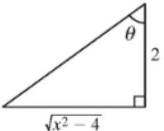Chapter 4.7, Problem 112PE, For Exercises 111-114, use the relationship given in the right triangle and the inverse sine, 