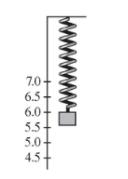 Chapter 5.5, Problem 90PE, A vertical spring is attached to the ceiling. The height h of a block attached to the spring 