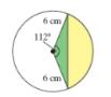 Chapter 6.2, Problem 69PE, Consider a sector of a circle of radius 6cm with central angle 112. a. Find the area of the 