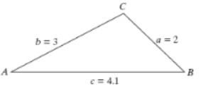 Chapter 7, Problem 12CRE, For Exercises 12-14, solve each triangle. Round to the nearest tenth. 