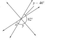 Chapter 8.1, Problem 78PE, For Exercises 77-78, find the measure of angles x and y. 