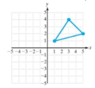 Chapter 9, Problem 47RE, a. Write a matrix A that represents the coordinates of the vertices of the triangle, Place the 