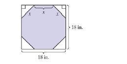 Chapter R.7, Problem 58PE, An artist has been commissioned to make a stained glass window in the shape of a regular octagon. 