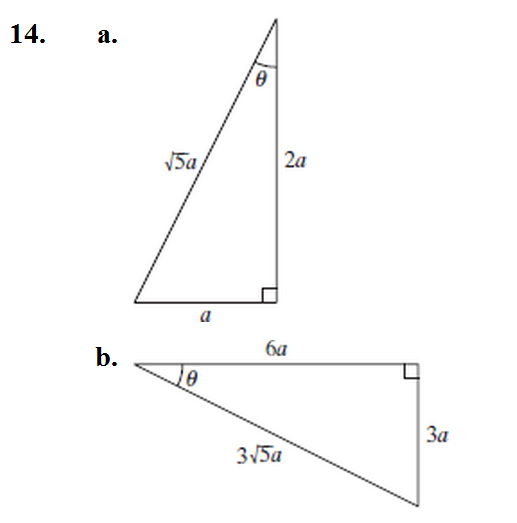 Chapter 5.2, Problem 14PE, For Exercises 13—14, find the exact values of the six trigonometric functions for angle  . 