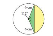 Chapter 7.2, Problem 69PE, Consider a sector of a circle of radius 6 cm with central angle 112°. a. Find the area of the 