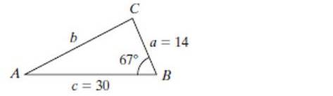 Chapter 7.3, Problem 5PE, For Exercises 5-22, solve ABC subject to the given conditions if possible. Round the lengths of 