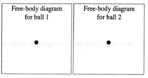 Chapter 19.1, Problem 1aTH, Draw a separate free-body diagram for each ball. Label the forces to indicate: • the object exerting 