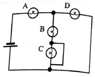 Chapter 20.1, Problem 3bTH, A wire is now added to the circuit as shown. i. Does the brightness of bulb C increase, decrease, or 
