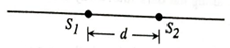 Chapter 25.1, Problem 1aTH, The top view diagram at right illustrates two point sources, S1 and S2 . On the diagram, indicate 