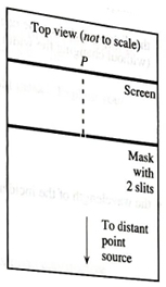 Chapter 25.2, Problem 1bTH, The screen is 2.2m from the slits, and the distance from point P to point R is 1.6 mm. Determine the 