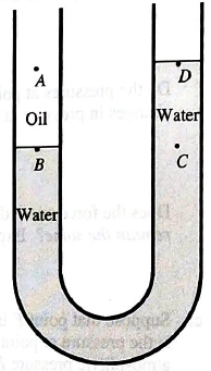 Chapter 26.1, Problem 3bTH, A U-tube is partly filled with water. Oil is then poured on top of the water on one side. The final 