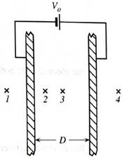 Chapter 5.5, Problem 2bT, B. Suppose the plates are discharged, then held a distance D apart and connected to a battery. , example  1