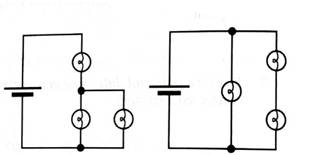 Chapter 6.2, Problem 3cT, Both circuits al right have more than one path for the current. Sketch all possible current loops on 