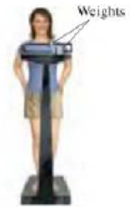 Chapter 12, Problem 4Q, Your doctors scale has arms on which weights slide to counter your weight, Fig. 1239. These weights 