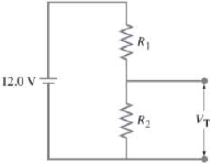 Chapter 26, Problem 76GP, A power supply has a fixed output voltage of 12.0 V, but you need VT = 3.0 V output for an 