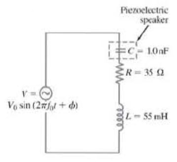Chapter 30, Problem 66P, (II) Capacitors made from piezoelectric materials are commonly used as sound transducers (speakers). 