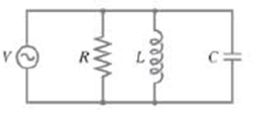 Chapter 30, Problem 93GP, A resistor R, capacitor C, and inductor L are connected in parallel across an ac generator as shown 