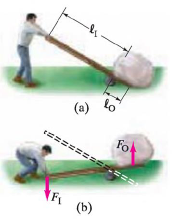 Chapter 7, Problem 11P, (II) A lever such as that shown in Fig. 720 can be used to lift objects we might not otherwise be 