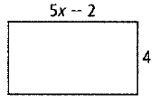 Chapter 1.7, Problem 57P, Geometry Write an expression in simplified form for the area of each rectangle. 