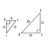 Chapter 10.6, Problem 2P, For JKLandRST, find the value of each expression. cosJ 